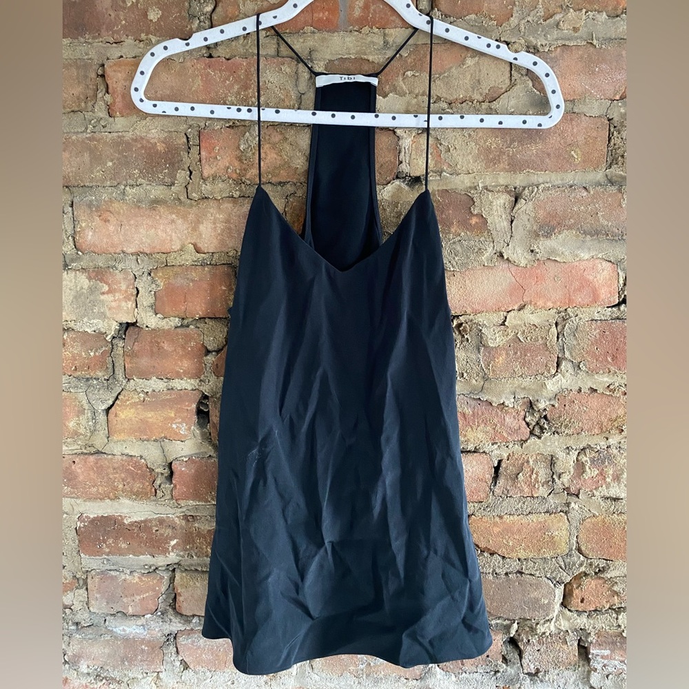 Tibi - Eco Silk Black Tank
